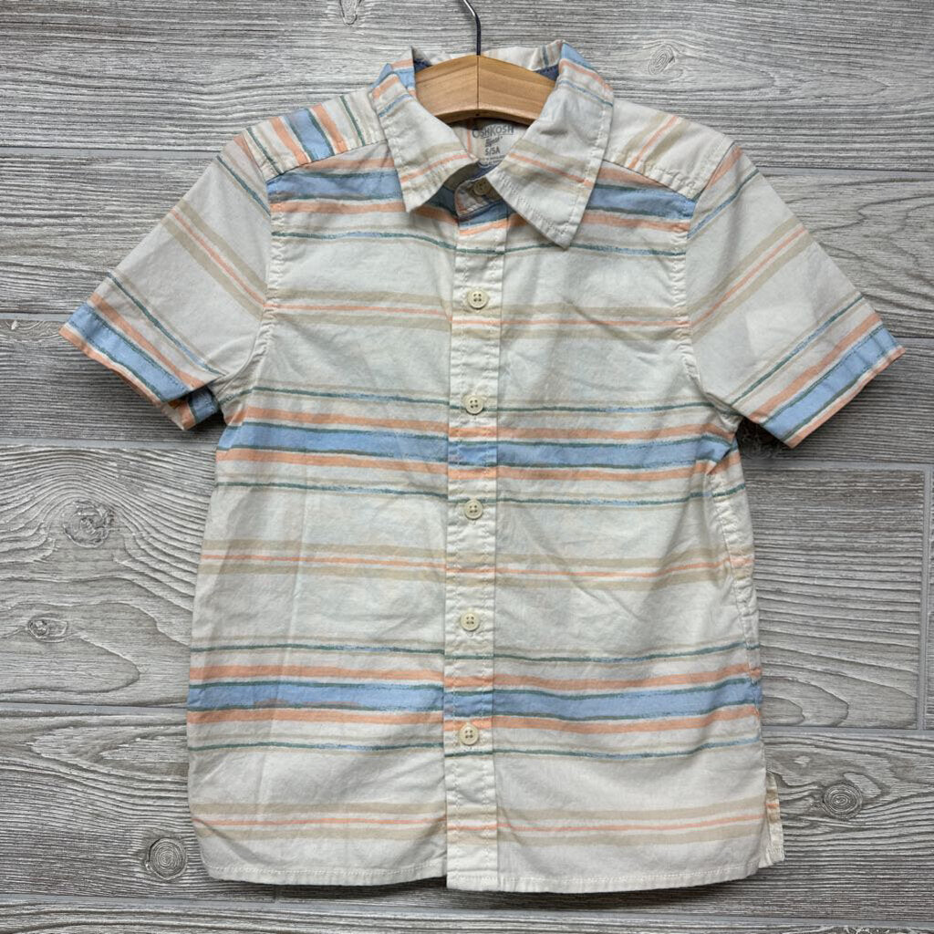 SS Button Up Shirt Stripes