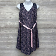 Layered Tank Lace Dress W/ Belt