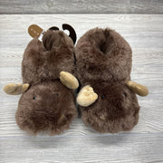 NEW Plush Moose Slippers