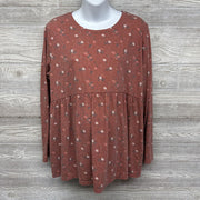 LS Babydoll Shirt Flowers