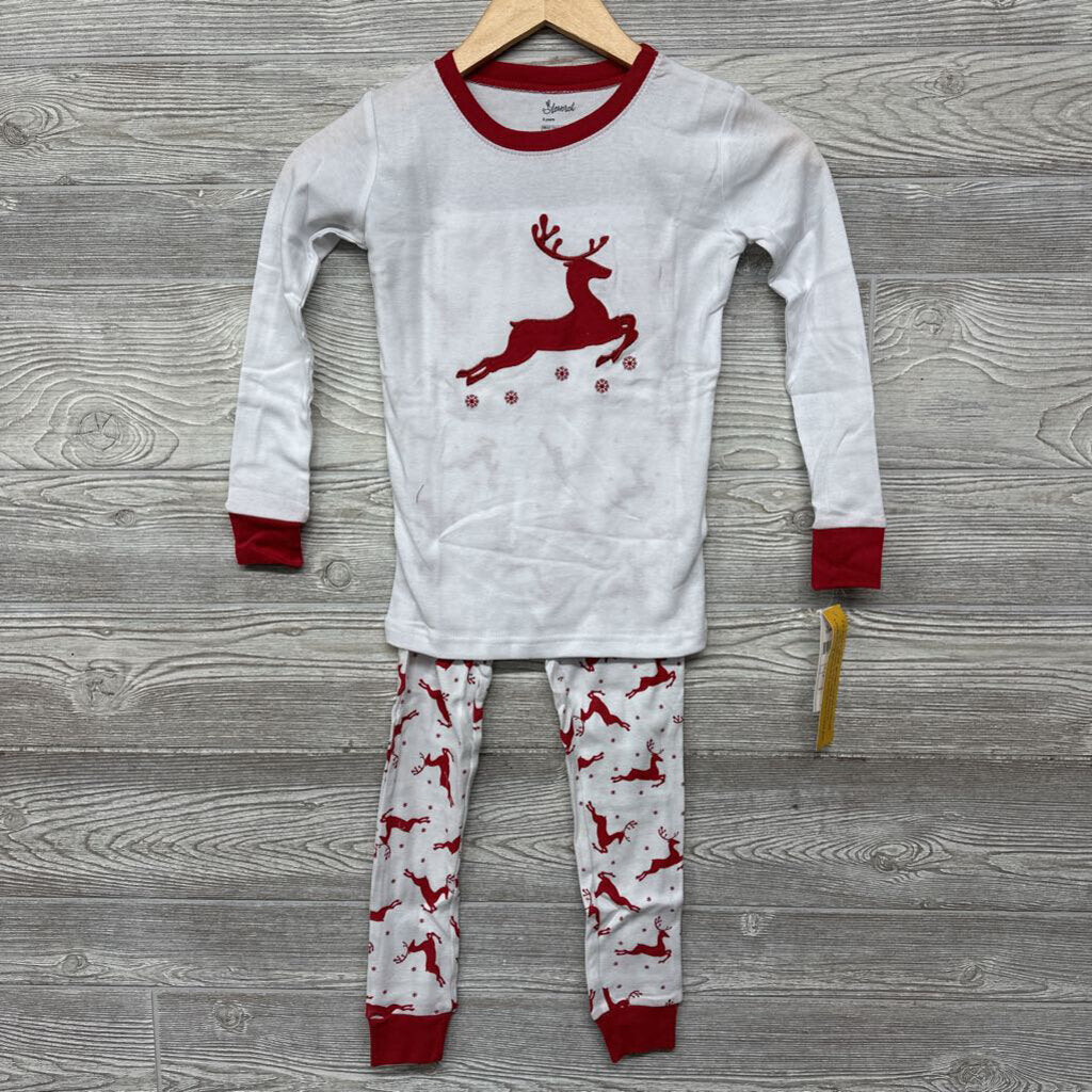 NEW 2 Pc LS PJs Reindeer