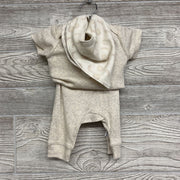 4 Pc Ribbed Bodysuit, Pants & Bandana Bibs
