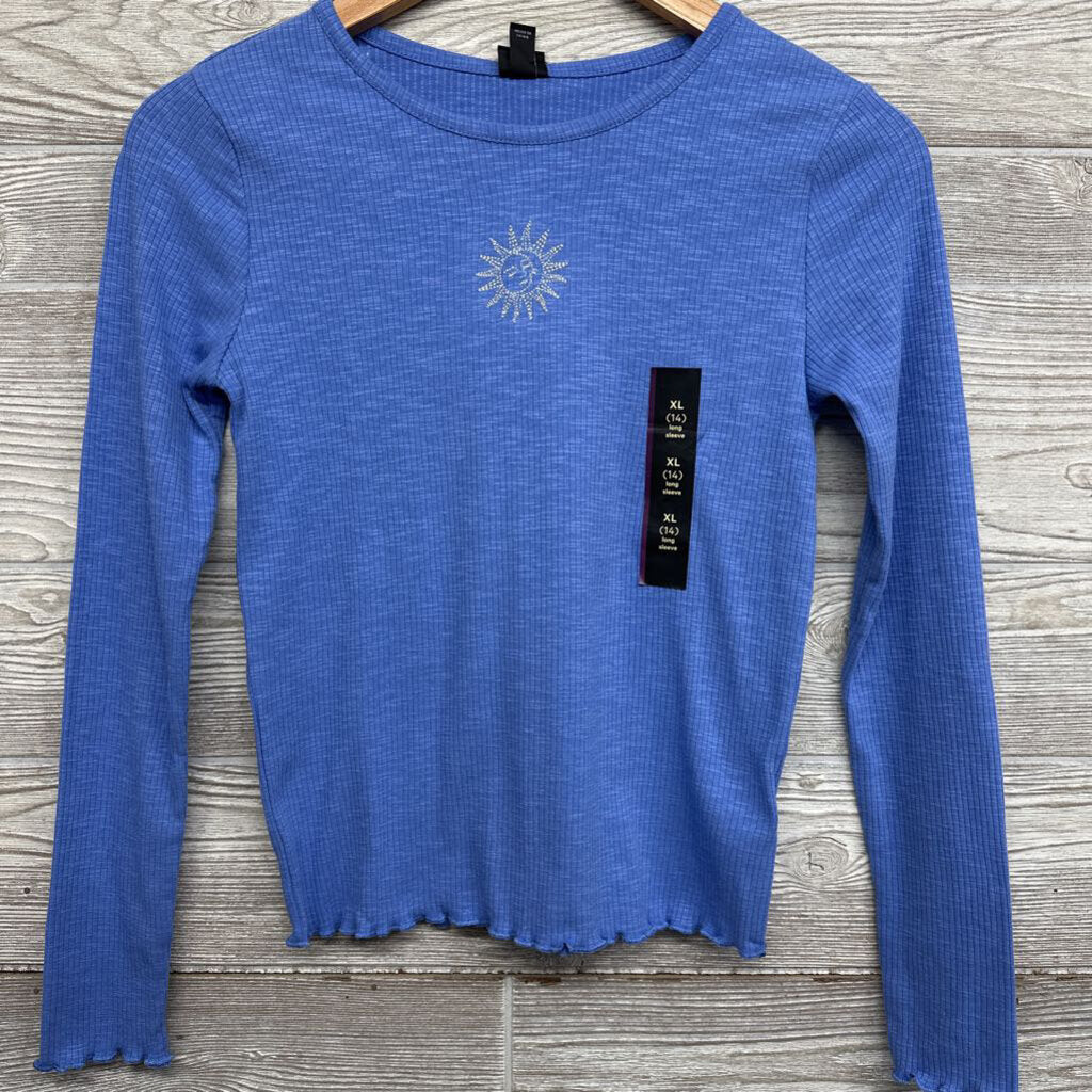 NEW Ribbed Shirt Lettuce Trim Sun