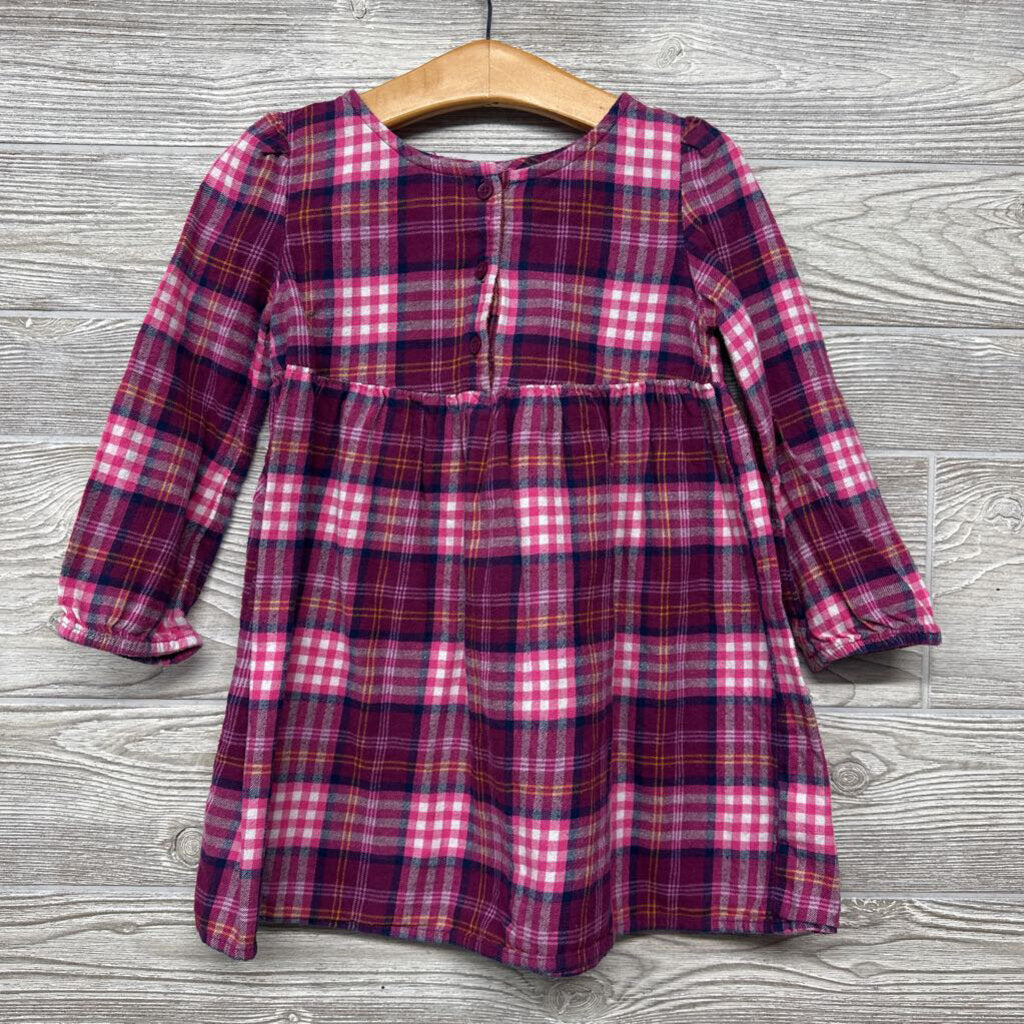 Plaid LS Flannel Dress