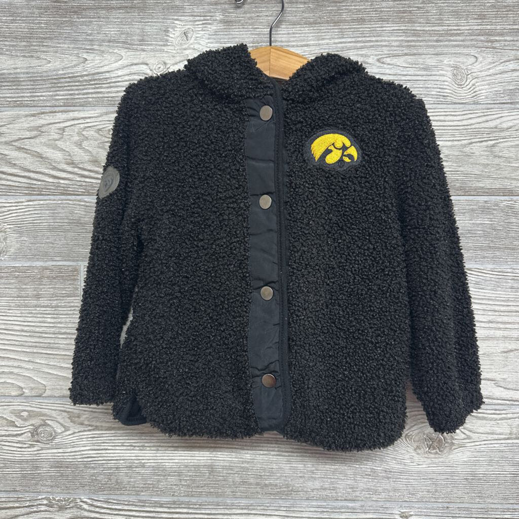 IOWA Hawkeyes Button Up Jacket W/Hood