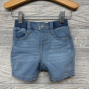 Knit Denim Shorts