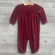 1 Pc LS Velour Outfit Bow