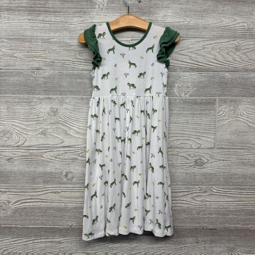 Bamboo Flutter Sleeve Dress Wolfs & Trees
