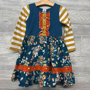 Honey LS Tiered Dress Ruffle & Buttons*
