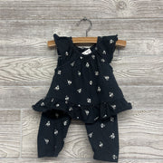 Flutter Sleeve Shirt & Pants Flowers