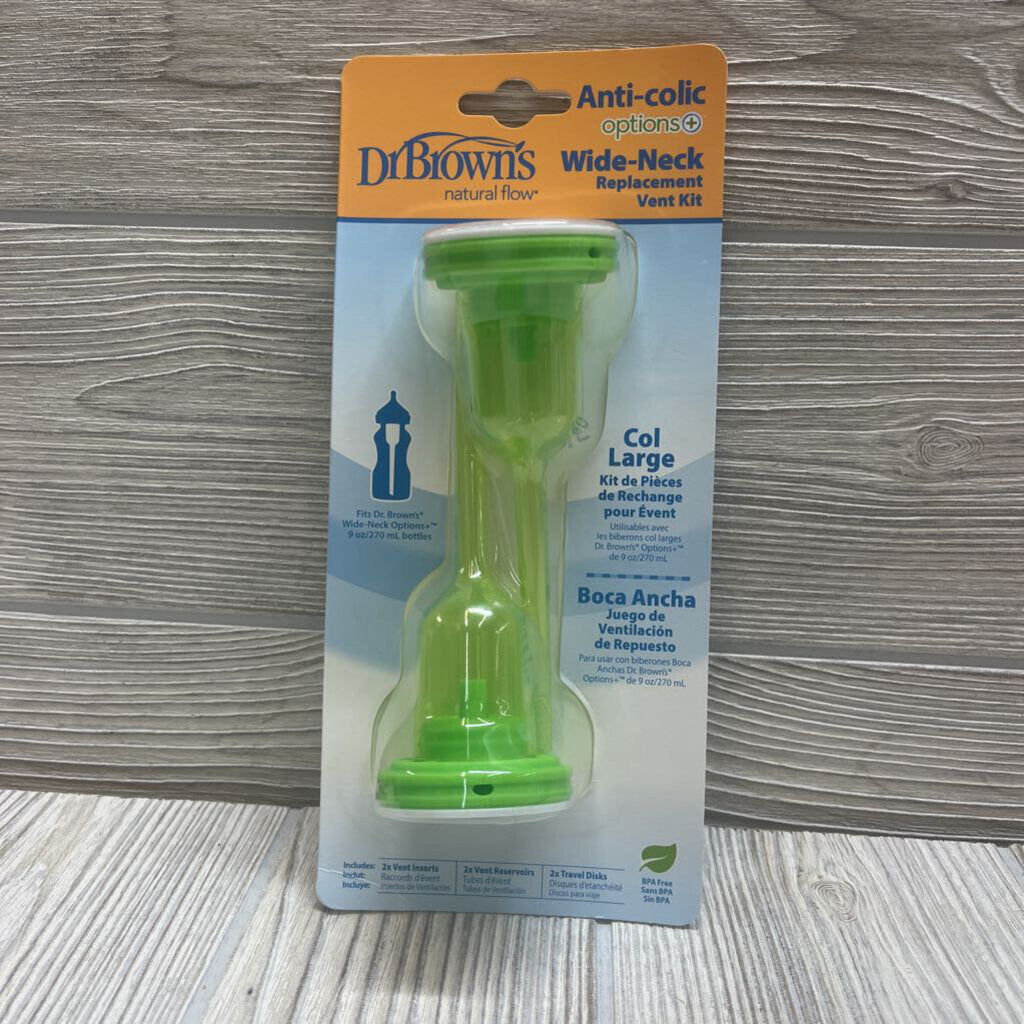 NEW 2 Pk Wide Neck Replacement Vent Kit