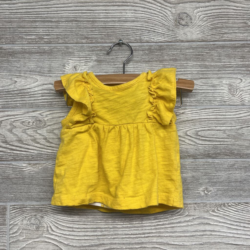 Flutter Sleeve Shirt & Shorts Pineapples