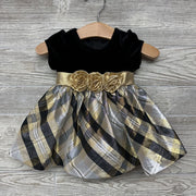 Velour & Plaid Dress & Bloomers