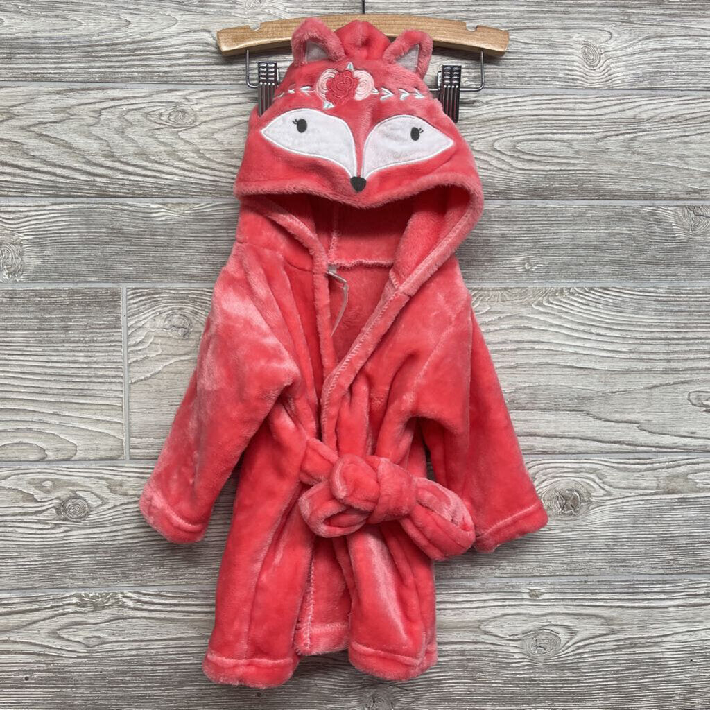 Plush Robe Fox Hood