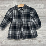 Plaid Button Up Dress