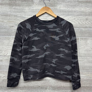 Soft Cross Back Camo Crewneck