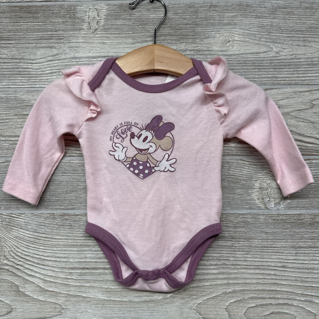 LS Bodsyuit My Heart Is Full Of Love Minnie