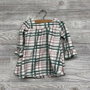 LS Cotton Dress & Bloomers Plaid