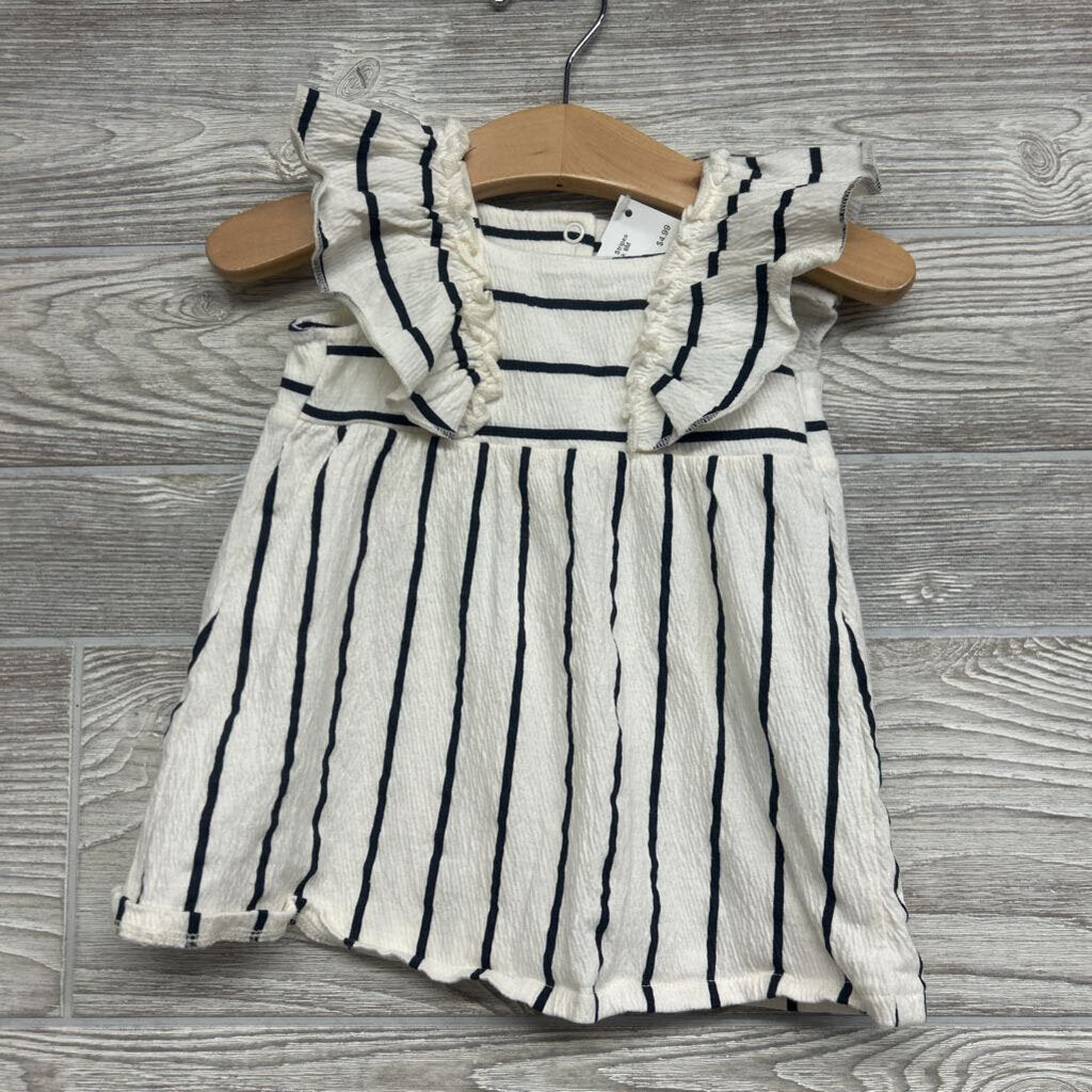 Tetured Dress Stripes Flutters