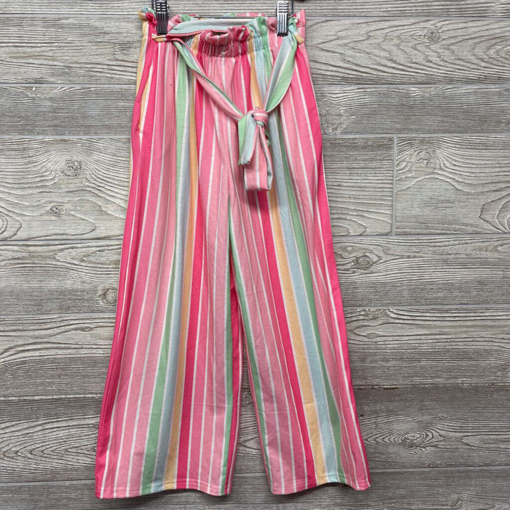 Striped Pants W/ Belt