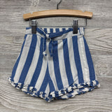 Peplum Tank Top & Shorts Stripes