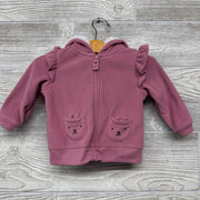 Fleece Jacket Shoulder Ruffles