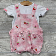 NEW Shortalls & Shirt Gingham & Watermelon 3M
