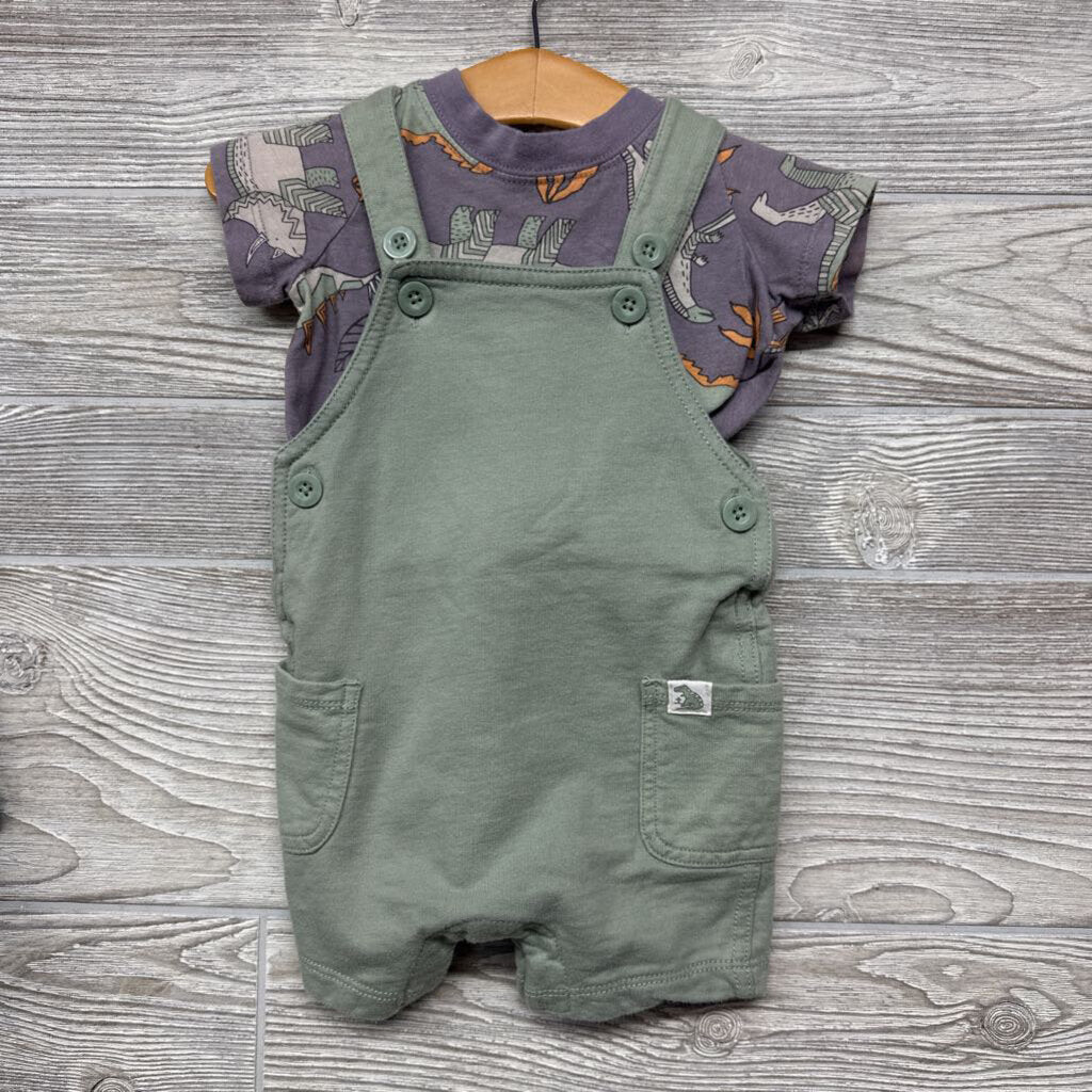 Shortalls & Shirt Dinosaur