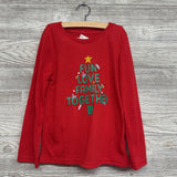 2 Pc Ls Shirt & Shorts Pj Set Plaid Fun Love Family