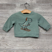 Crewneck Dinosaur Sledding