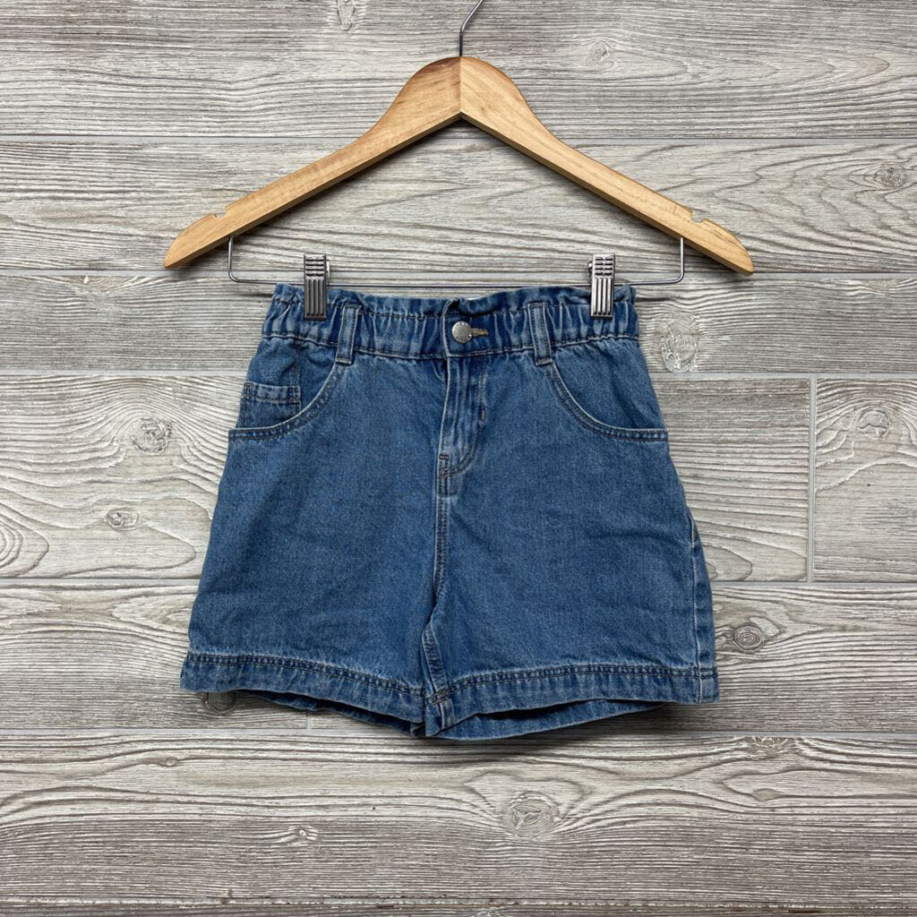 Denim Paperbag Shorts