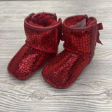 Cozy Boots Hearts Bow