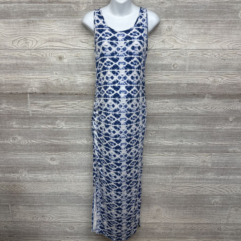 Ruched Tank Top Dress Tie Dye