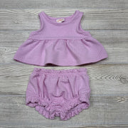 2 Pc Ribbed Tank Dress & Bloomers