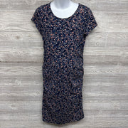 Ruched Tank Top Dress Flowers