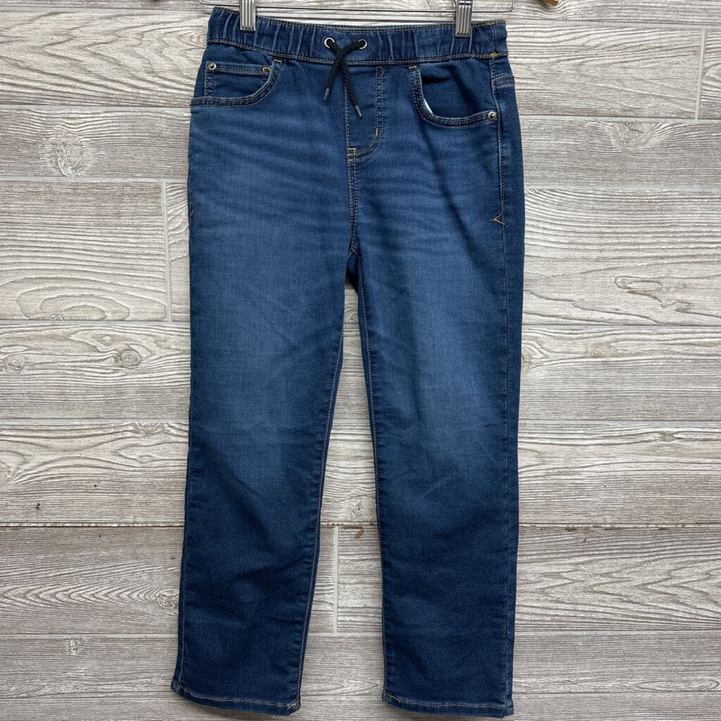 Knit Denim Drawstring Jeans