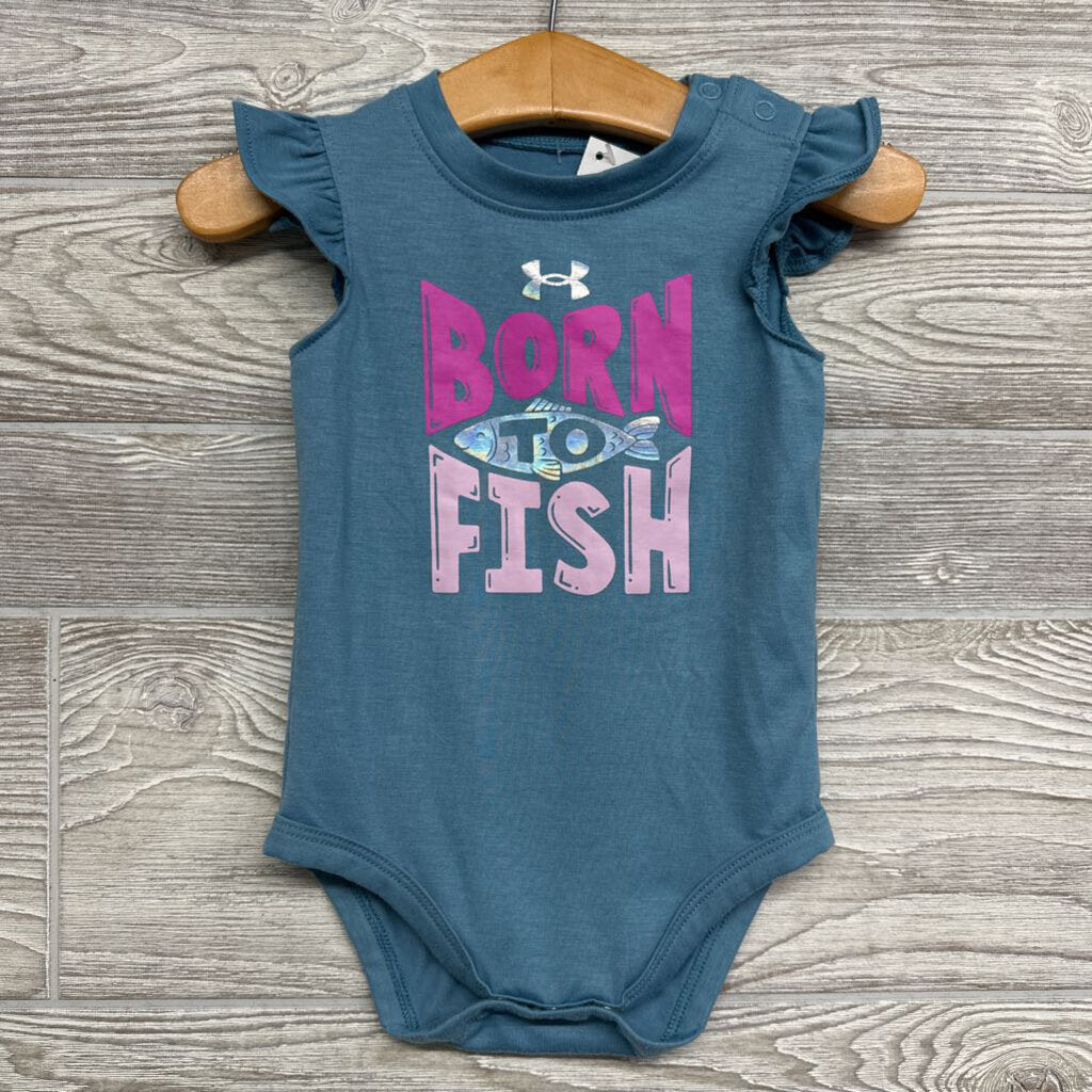 Bodysuit Born To Fish & Shorts