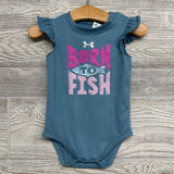 Bodysuit Born To Fish & Shorts