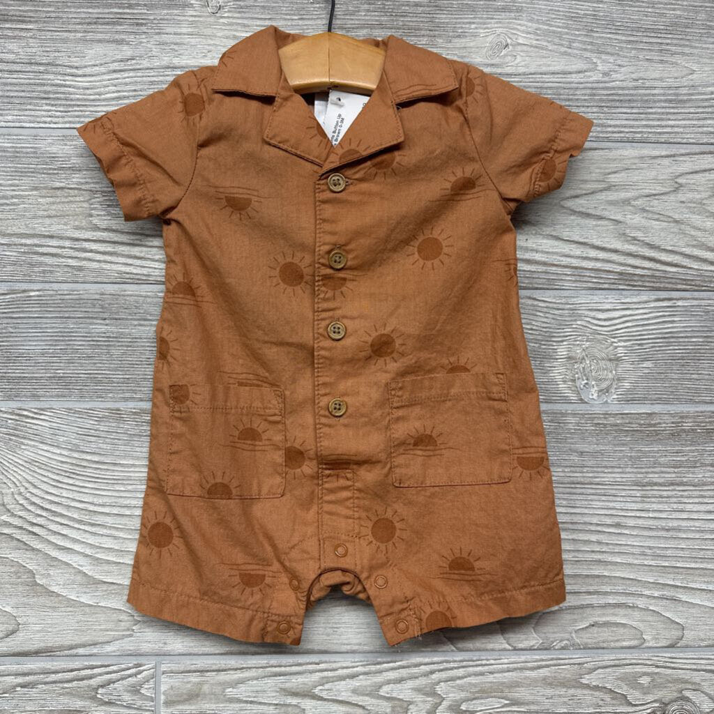 Button Up Romper Suns