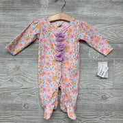 NEW Button Up Sleep N Play Flowers