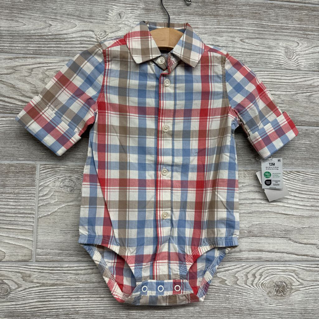 NEW Plaid Button Up Shirt