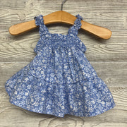 Ruffle Strap Dress Flowers