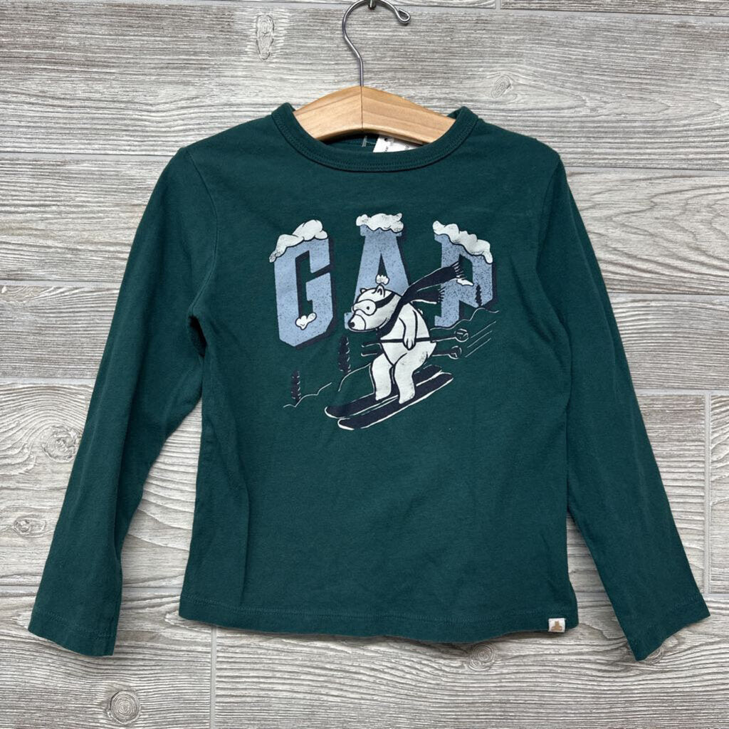 LS Shirt Skiing Bear