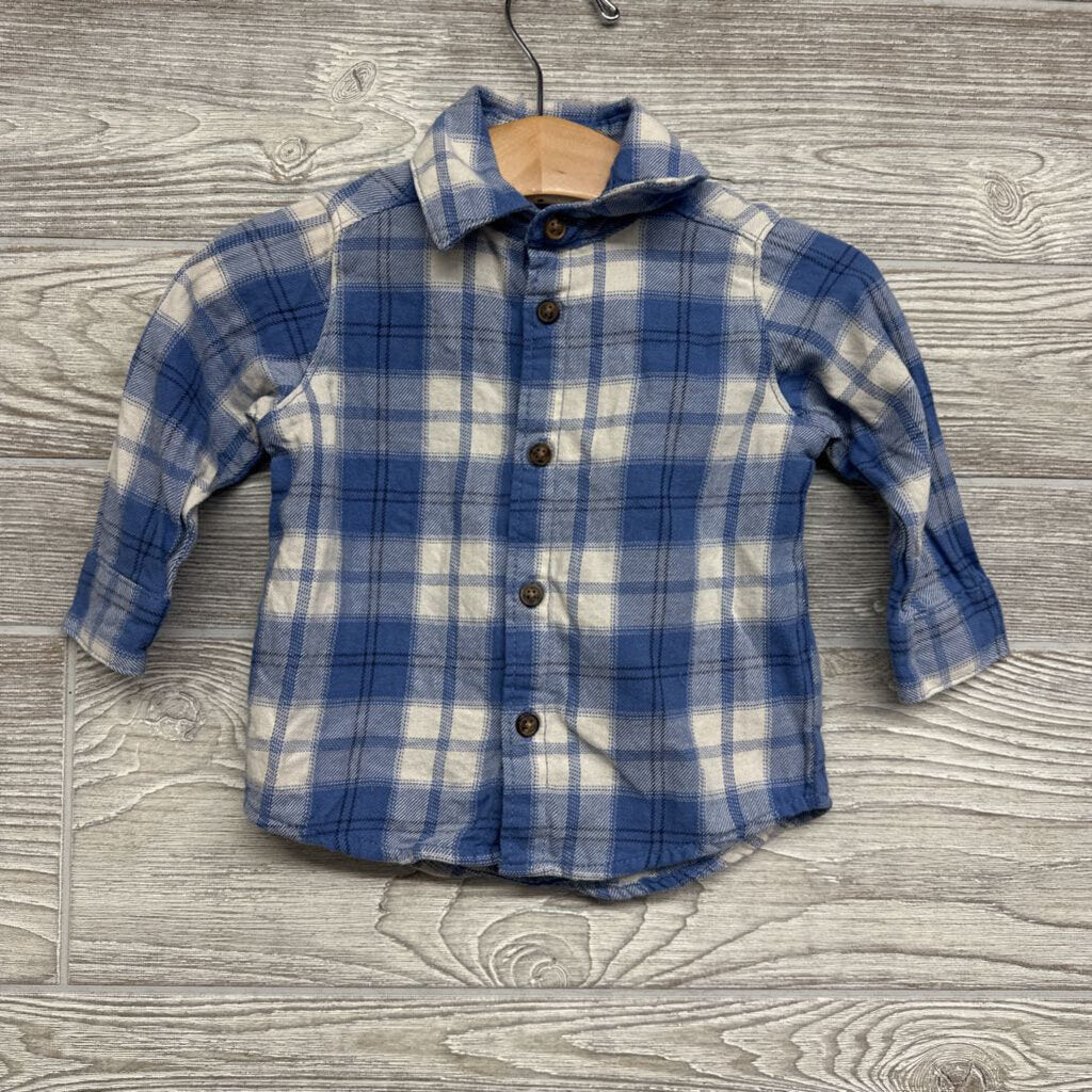 LS Button Up Shirt Plaid