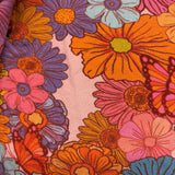 Reversible Bamboo Jacket Flower Faces