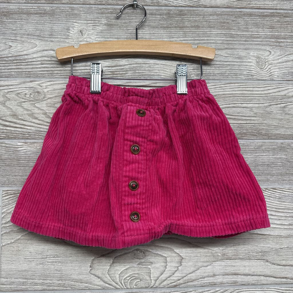 Corduroy Skirt Front Buttons