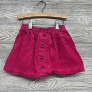 Corduroy Skirt Front Buttons