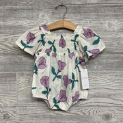 NEW Smocked Bubble Romper Flowers