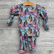 Bamboo Side Tie Shirt & Pants Ballet Shoes