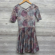 Ls Dress Animal Print